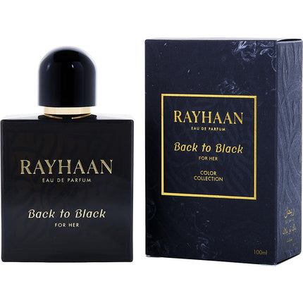 Rayhaan Back To Black By Rayhaan Eau De Parfum Spray 3.4 Oz