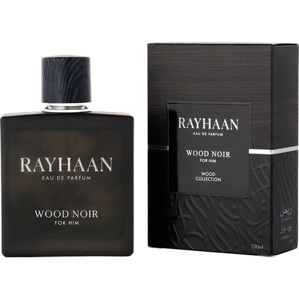 Rayhaan Wood Noir By Rayhaan Eau De Parfum Spray 3.4 Oz