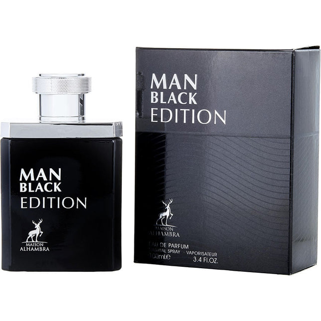 Maison Alhambra Man Black Edition By Maison Alhambra Eau De Parfum Spray 3.4 Oz