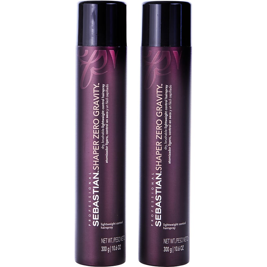 Shaper Zero Gravity Lightweight Control Hairspray 10.6 Oz (2 Pack) Sebastian