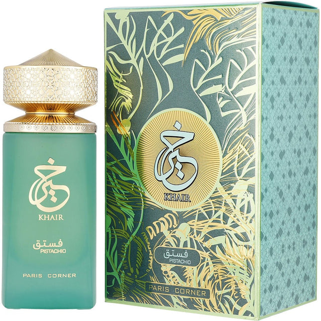 Paris Corner Khair Pistachio By Paris Corner Eau De Parfum Spray 3.4 Oz