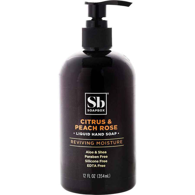 Soapbox Citrus & Peach Rose Hand Soap 354ml/12oz