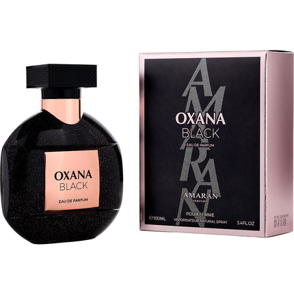 Amaran Oxana Black By Amaran Eau De Parfum Spray 3.4 Oz