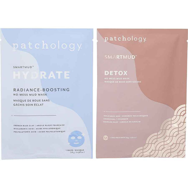 Patchology Smartmud Duo Hydrate & Detox No Mess Mud Mask --2masks