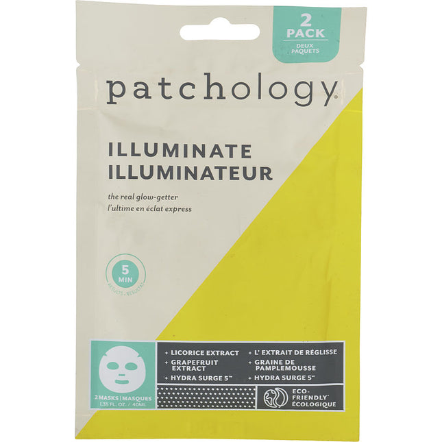 Flashmasque 5 Minute Sheet Mask - Illuminate  --2x28ml/0.95oz Patchology