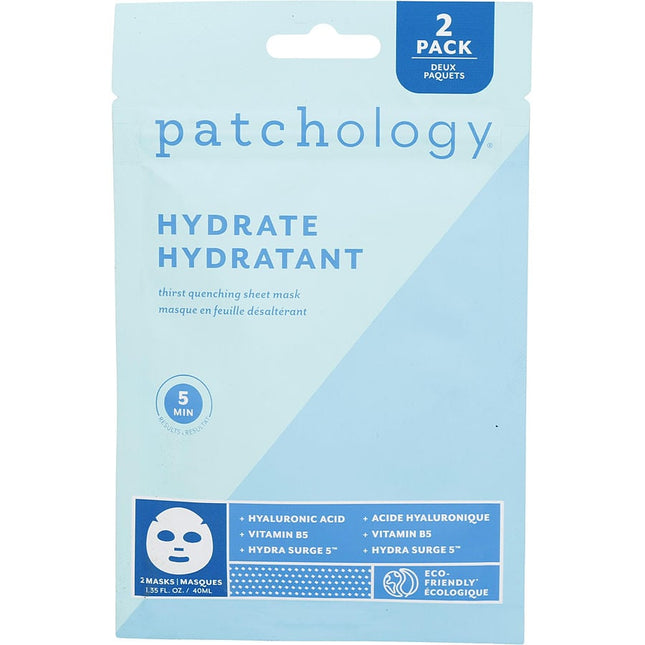 Flashmasque 5 Minute Sheet Mask - Hydrate --2x28ml/0.95oz Patchology