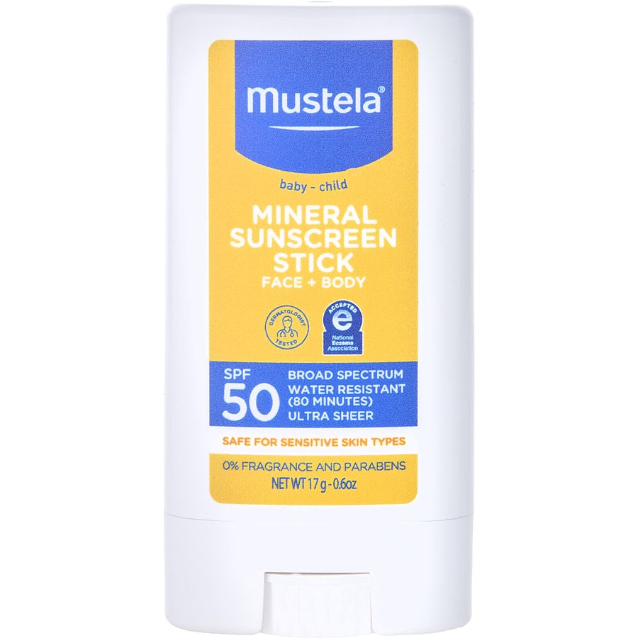 Broad Spectrum Spf 50 Mineral Sunscreen Stick --17g/0.6oz Mustela