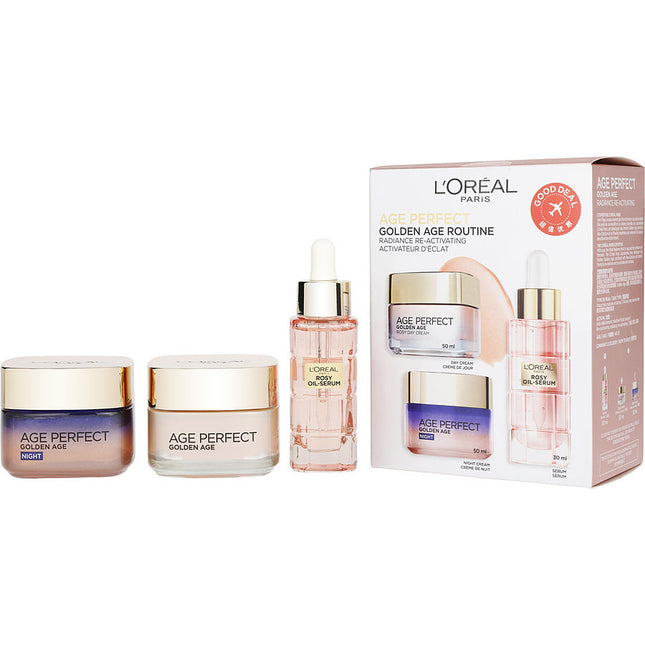 Age Perfect Golden Age Routine: Day Cream 50ml + Night Cream 50ml + Hero Serum 30ml --3pcs