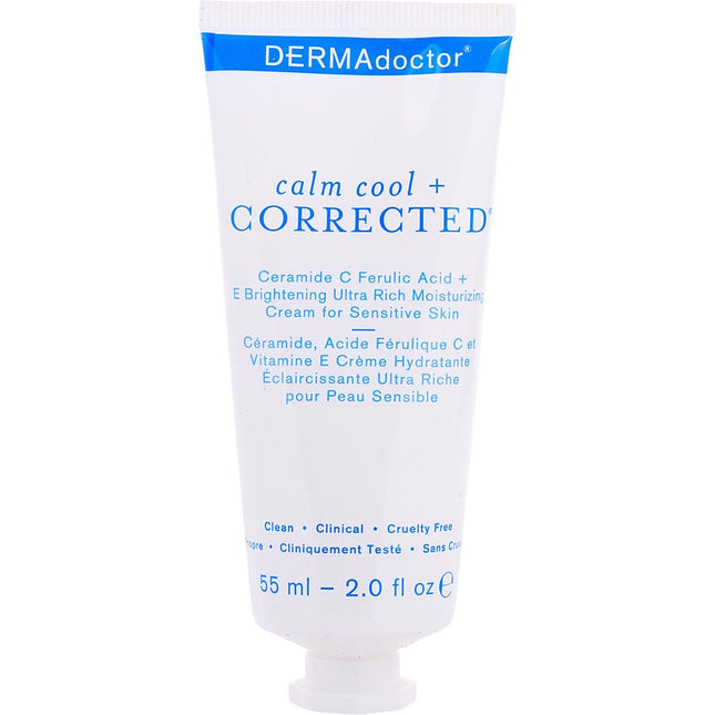 Ceramide C Ferulic Acid + E Brightening Ultra Rich Moisturizing Cream For Sensitive Skin --55ml/2 Oz Dermadoctor