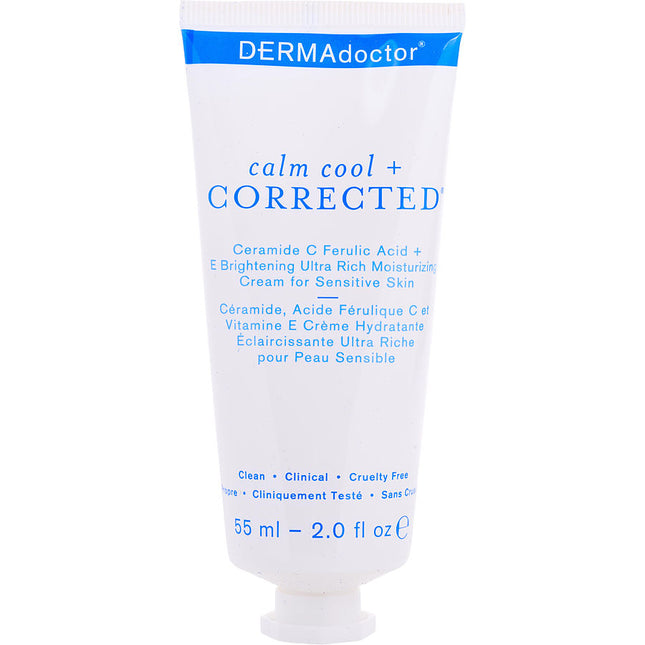 Dermadoctor Ceramide C Ferulic Acid + E Brightening Ultra Rich Moisturizing Cream For Sensitive Skin /60 ml /2 oz 55ml