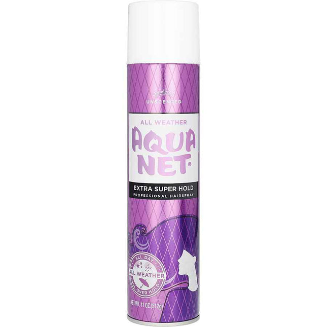 Aquanet Extra Super Hold Unscented Aerosol Hair Spray 11 oz