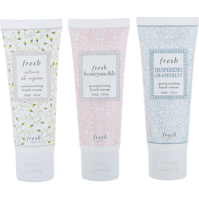 Signature Hand Cream Trio: Citron De Vigne + Hesperides Grapefruit & Honeysuckle --3x30ml/1oz Fresh
