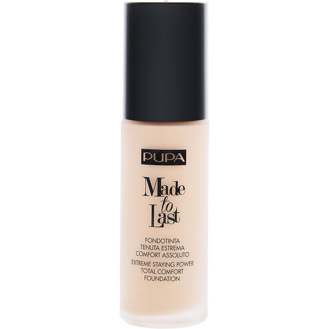Pupa Milano Made To Last Extreme Staying Power Total Comfort Foundation Spf 10 - # 030 Natural Beige  --30ml/1oz By Pupa Milano