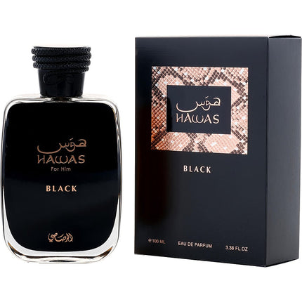 Rasasi Hawas Black By Rasasi Eau De Parfum Spray 3.38 Oz