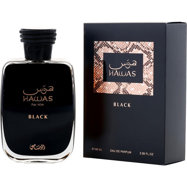 Rasasi Hawas Black By Rasasi Eau De Parfum Spray 3.38 Oz