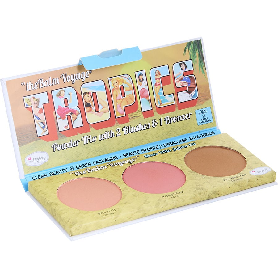Thebalm Voyage Tropics Powder Trio With 2 Blush & 1 Bronzer  --8.5g/0.29oz By Thebalm Thebalm