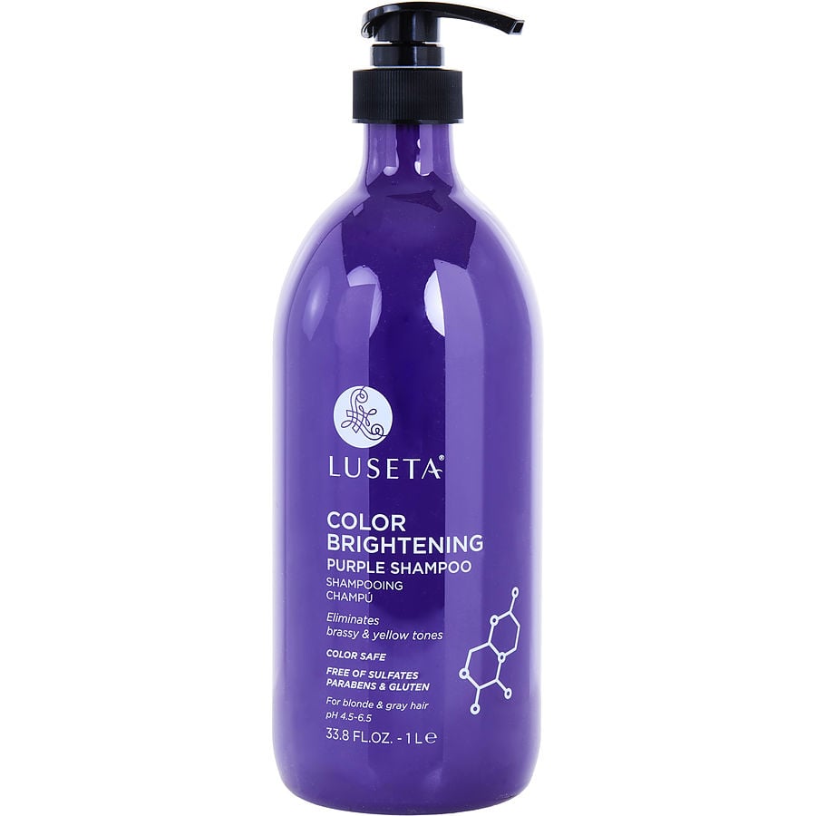 Color Brightening Purple Shampoo 33.8 Oz Luseta