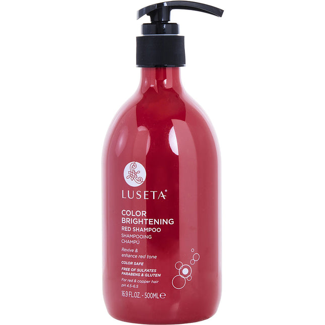 Color Brightening Red Shampoo 16.9 Oz Luseta