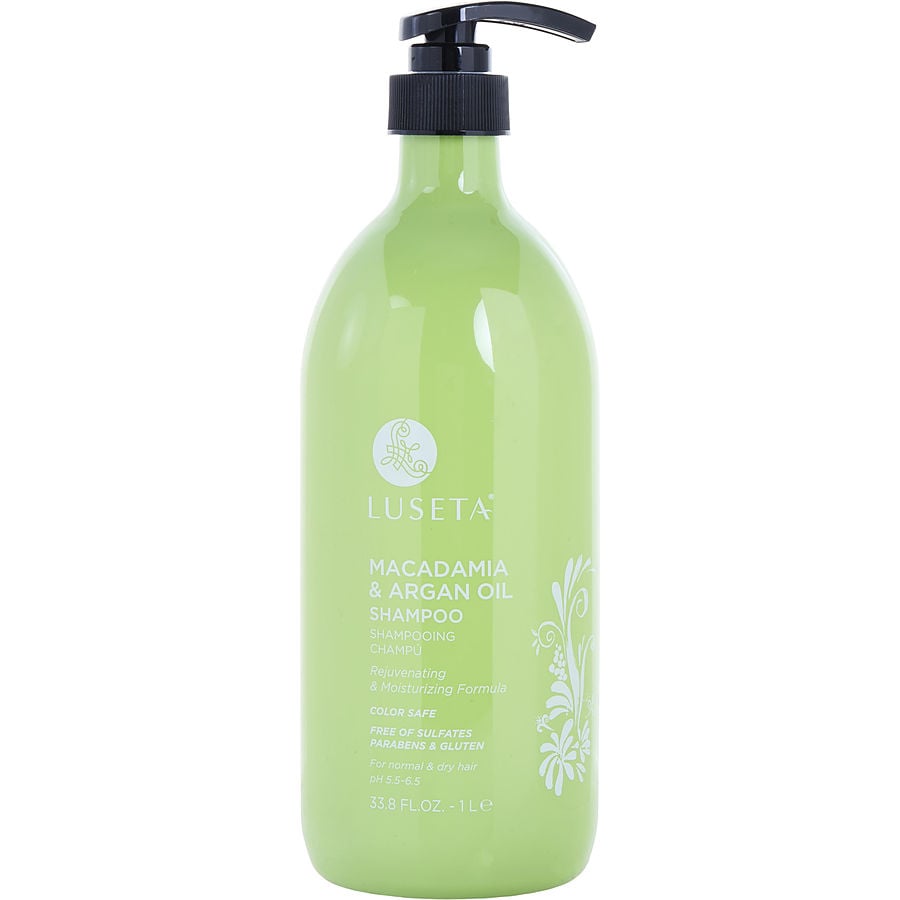 Macadamia & Argan Oil Shampoo 33.8 Oz Luseta