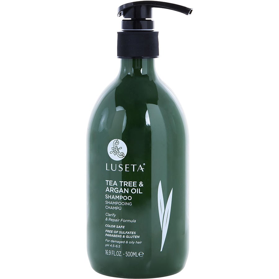 Tea Tree & Argan Oil Shampoo 16.9 Oz Luseta