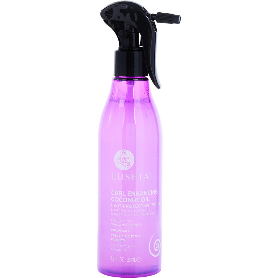 Curl Enhancing Coconut Oil Heat Protectant Spray 8.5 Oz Luseta