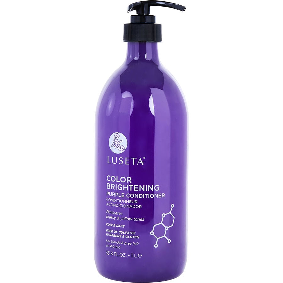 Color Brightening Purple Conditioner 33.8 Oz Luseta