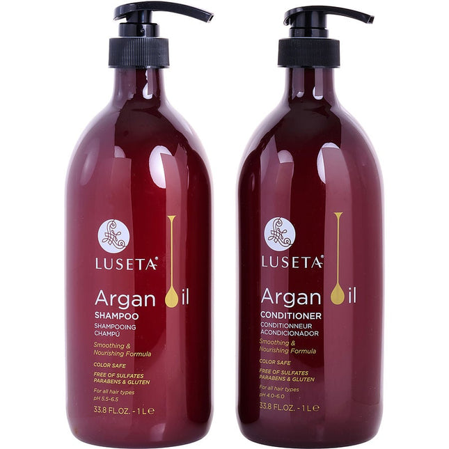 Argan Oil Shampoo And Conditioner Set 33.8 Oz Luseta