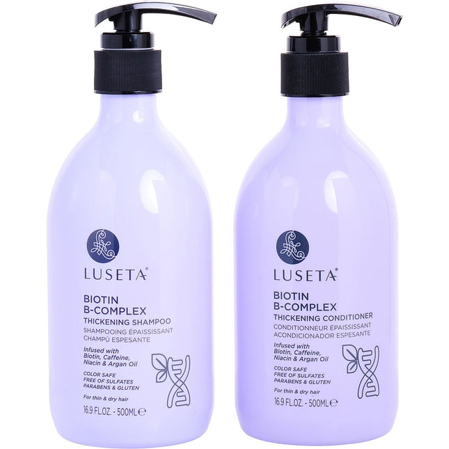 Luseta Biotin B-Complex Thickening Shampoo And Conditioner Set 500 ml
