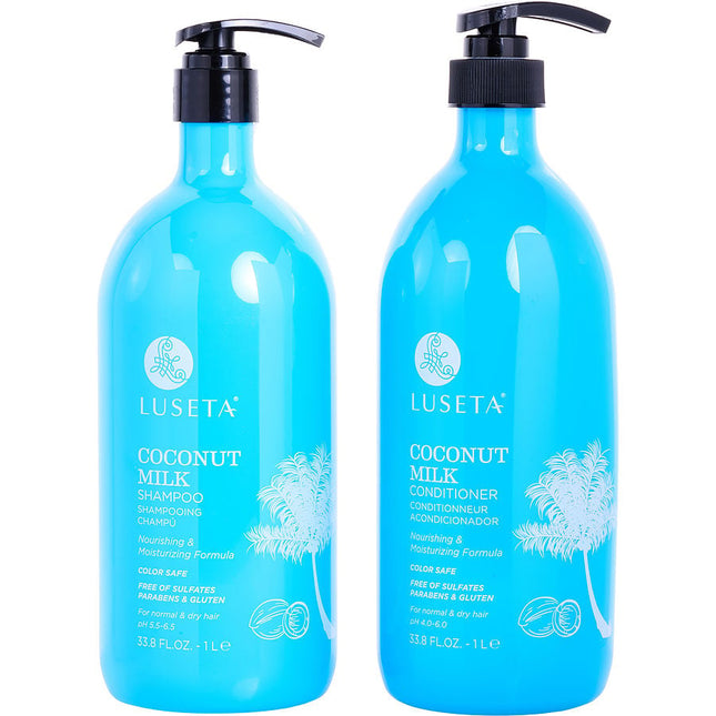 Coconut Milk Shampoo And Conditioner Set 33.8 Oz Luseta