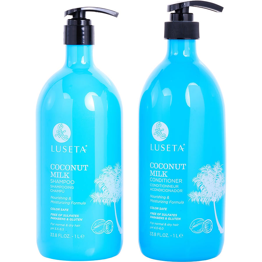 Coconut Milk Shampoo And Conditioner Set 33.8 Oz Luseta