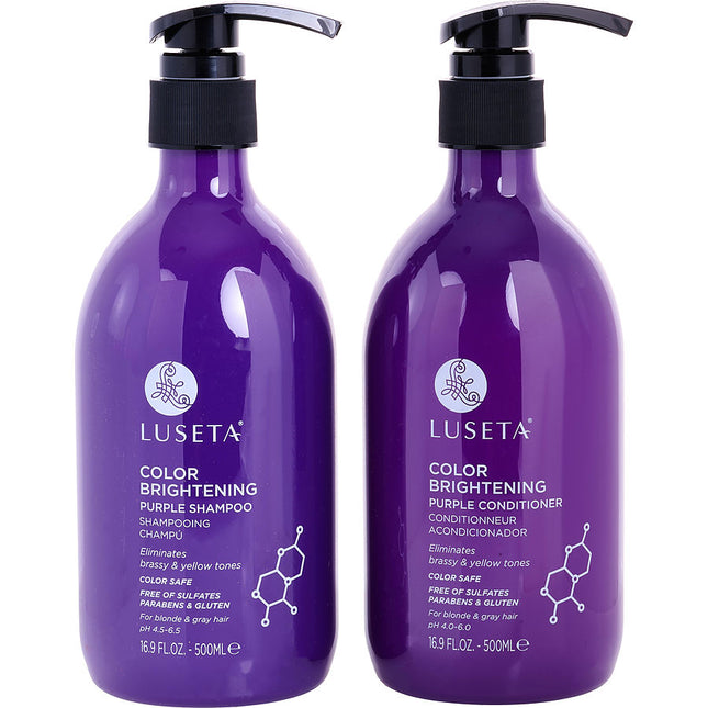 Luseta Color Brightening Purple Shampoo And Conditioner Set 500 ml