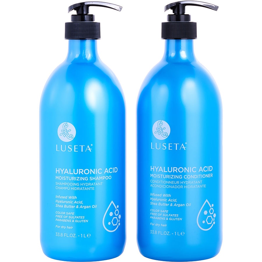 Hyaluronic Acid Moisturizing Shampoo And Conditioner Set 33.8 Oz Luseta