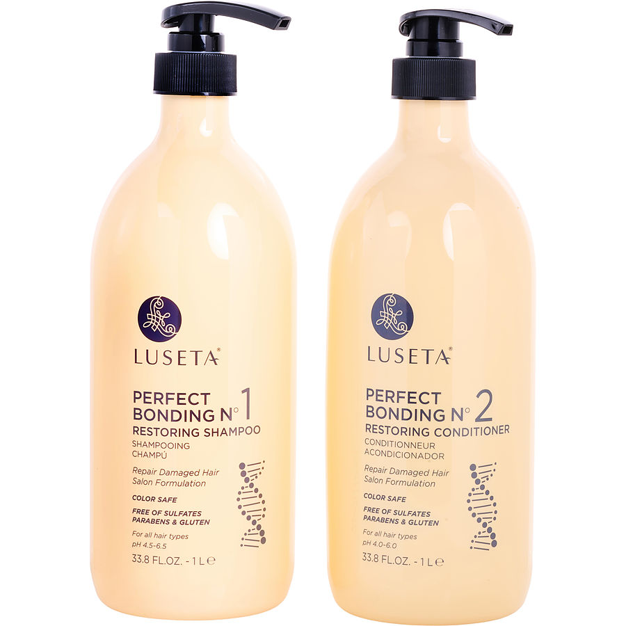 Perfect Bonding Restoring Shampoo And Conditioner Set 33.8 Oz Luseta