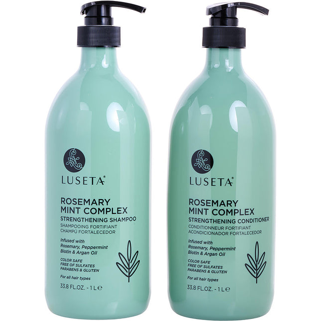 Rosemary Mint Complex Shampoo And Conditioner Set 33.8 Oz Luseta
