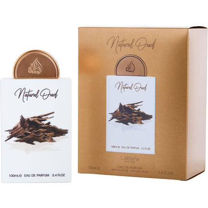 Lattafa Natural Oud By Lattafa Eau De Parfum Spray 3.4 Oz