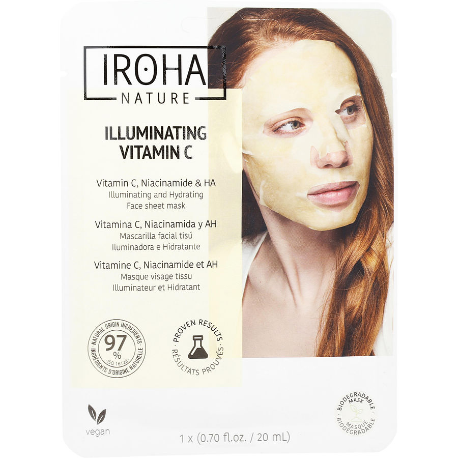 Iroha Nature Face Sheet Mask - Vitamin C 20ml/0.7oz