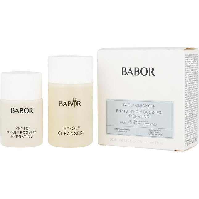 Hy-ol Cleansing Phyto Booster Hydrating Set: Cleansing 50ml + Booster Hydrating 30ml - For Dry Skin --2pcs Babor