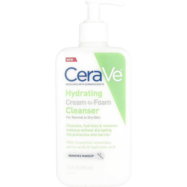 Hydrating Cream-to-foam Cleanser - Normal To Dry Skin --355ml/12oz