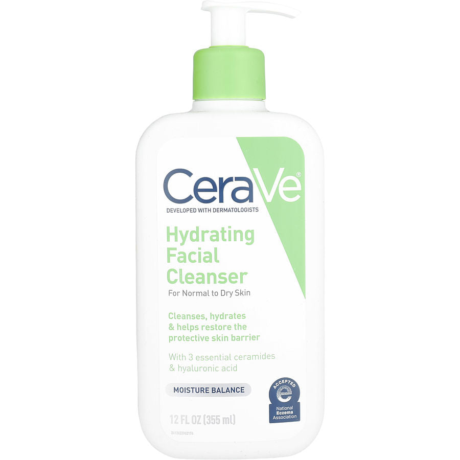 Cerave Hydrating Facial Cleanser For Normal To Dry Skin 355ml/12oz