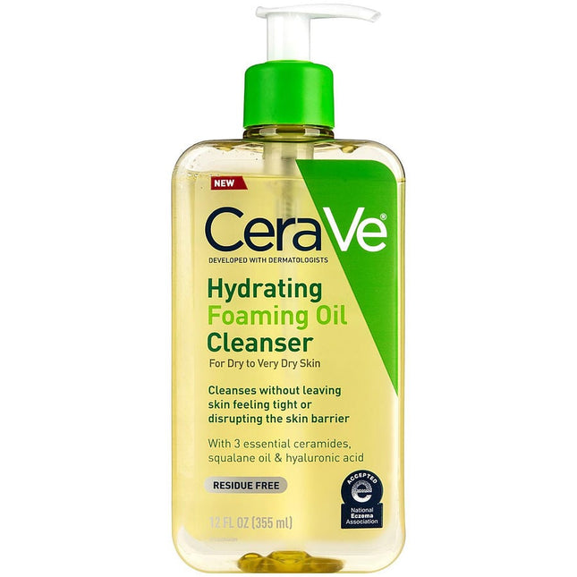 Hydrating Foaming Oil Cleanser For Dry To Very Dry Skin --355ml/12oz