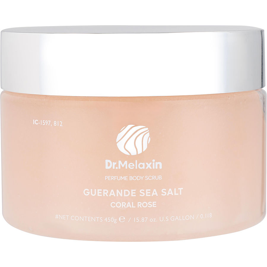Dr. Melaxin Guerande Sea Salt Perfume Body Scrub - Coral Rose 450g/15.87oz