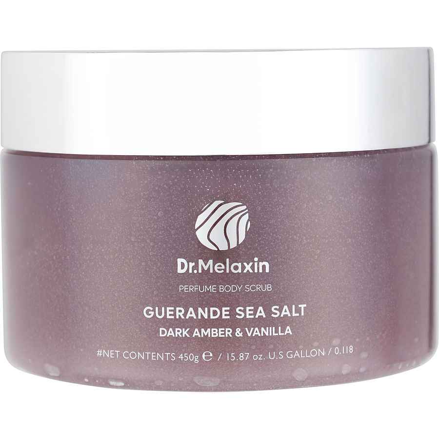 Dr. Melaxin Guerande Sea Salt Perfume Body Scrub - Dark Amber & Vanilla 450g/15.87oz