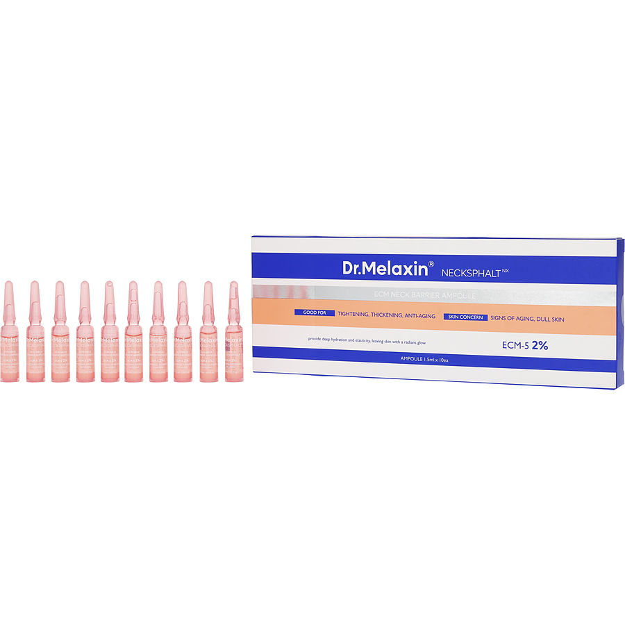 Dr. Melaxin Necksphalt Ecm Neck Barrier Ampoule 10x1.5ml/0.05oz