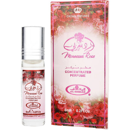 Al Rehab Moroccan Rose By Al Rehab Concentrated Perfume Oil 0.2 Oz