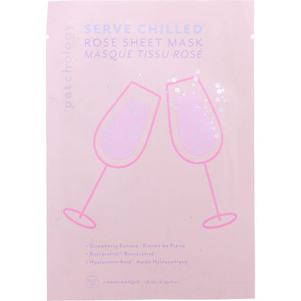 Serve Chilled Rose Sheet Mask --1ct