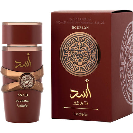 Lattafa Asad Bourbon By Lattafa Eau De Parfum Spray 3.4 Oz