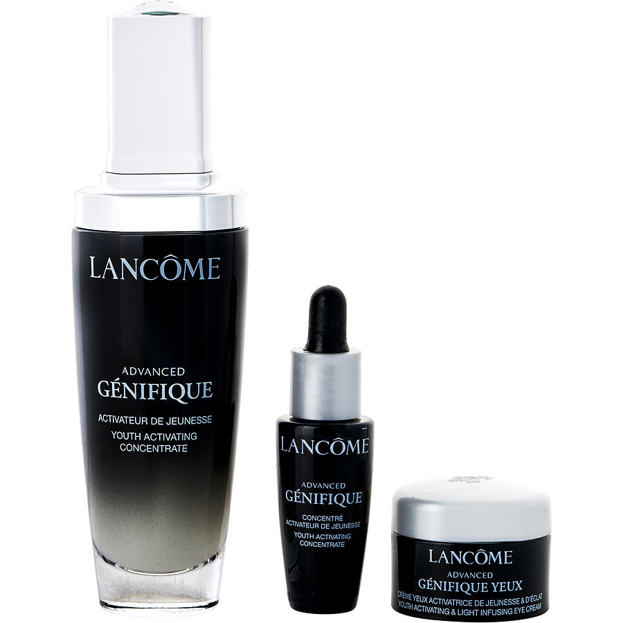 Advanced Genifique Set: Youth Activating Concentrate 50ml + Youth Activating Concentrate 10ml + Eye Cream 5ml --3pcs Lancome