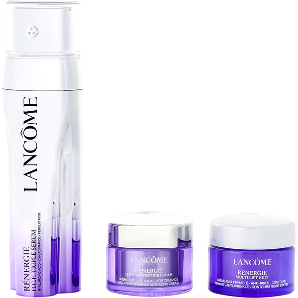 Lancôme Rénergie Triple Serum Skincare Gift Set 3pcs – Serum 50ml + Day & Night Creams