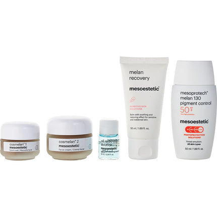 Cosmelan Pack: Melan Recovery 50ml + Melan 130 50ml + Cosmelan 1 30g + Cosmelan 2 30g + Oil Removing Solution --5pcs