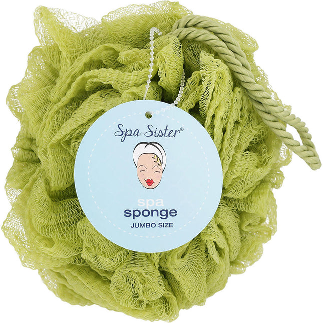 Spa Accessories Jumbo Gauze Spa Sponge - Green